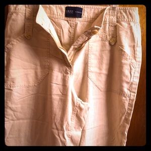 Linen capri pants size 12
